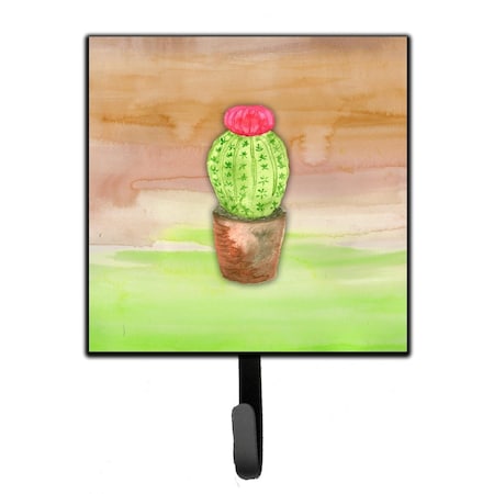 Jensendistributionservices Cactus Green & Brown Watercolor Leash or Key Holder MI1716601